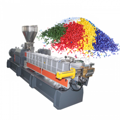 Twin Screw Extruder Color Plastic Masterbatch Making Machine