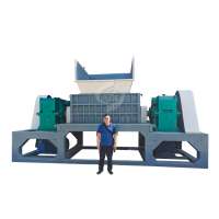 Large universal shredder used in waste recycling and environmental protection industry